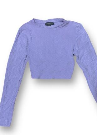 Кроп топ на длинный рукав с вырезом на спине primark