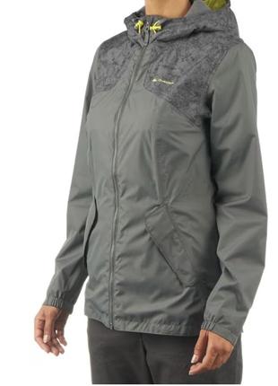 Спортивная куртка ветровка ветро и водозащитная, quechua, xs