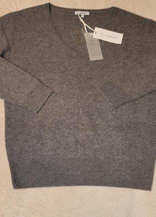 Свитер новый  серый 100%  кашемир кашемировый оверсайз