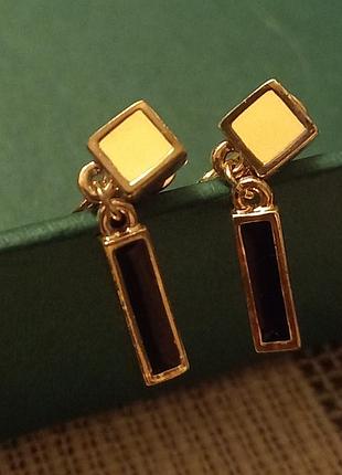 Элегантные, миниатюрные, винтажные клипсы. америка.