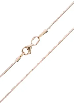 Ланцюжок м'який снейк з срібла, 1 мм 9013110303