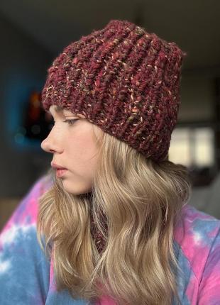 Шапка и шарф ручной работы