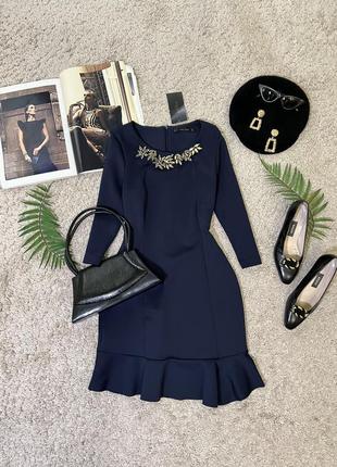 Романтична сукня з прикрасою №48