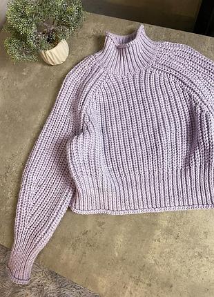 H&m светрик жіночий ліловий светр