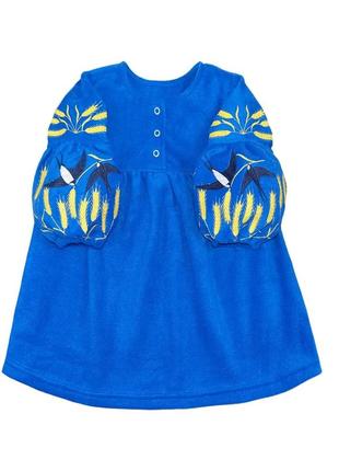 🌾🌾🌾 сукня тепла флісова сукня вишиванка вишита сукня ластівки фліс святкова сукня