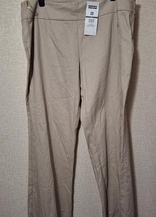 Брюки бежевые новые, размер 54 (арт880)