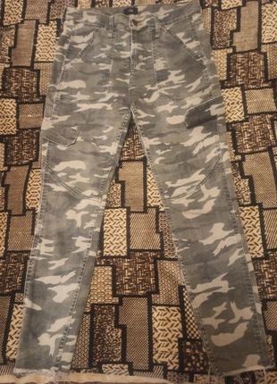 Женские камуфляжные стрейчевые джинсы river island