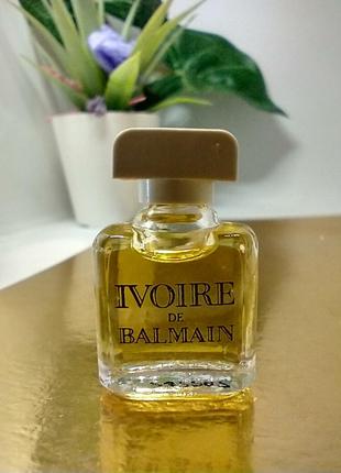 Ivoire de ribbed-detail balmain pierre ribbed-detail balmain вінтажна мініатюра 7.5ml2 мл парфуми3 фото