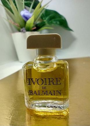 Ivoire de balmain pierre balmain вінтажна мініатюра 7.5ml2 мл парфуми