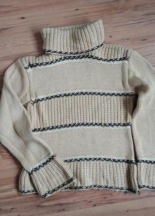 Вязана кофта-водолазка m-l