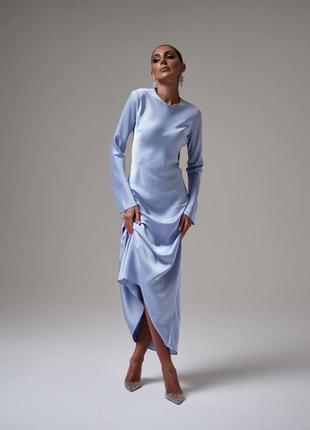 Нежность шелка всегда привлекает женщину. платье - макси из шелка в красивых цветах. невероятное платье для сердечки 🩵❤️🖤