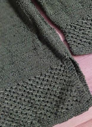 Вязаная кофта с перфорацией l-xl 2
