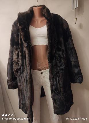Эко норка веганская шуба 
шикарная