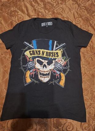 Футболка мерч guns n' roses, размер m