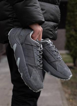 Кроссовки adidas zx 22 boost dark grey 2