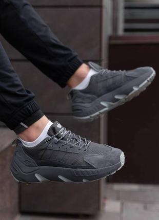 Кроссовки adidas zx 22 boost dark grey 5