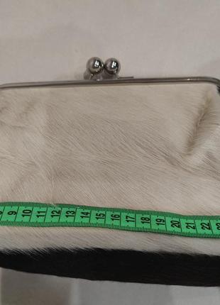 Хутряна сумка клатч косметичка