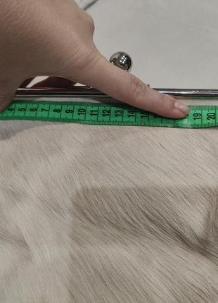 Хутряна сумка клатч косметичка