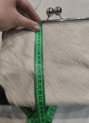 Хутряна сумка клатч косметичка