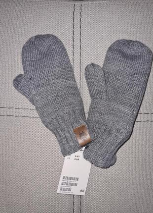 Новые теплые перчатки на флисе h&m
