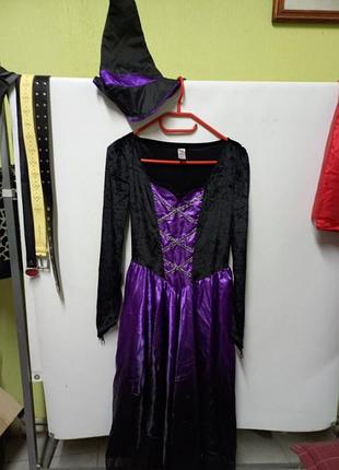 Карнавальный костюм ведьмы колдуньи