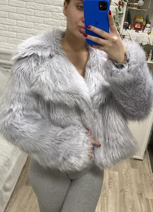 Шуба эко типа zara