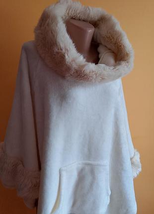 Накидка теплая нежная f&amp;f размер s/m