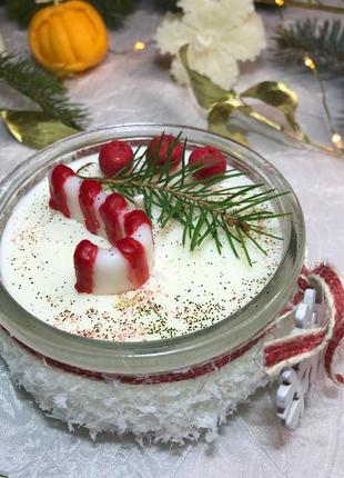 Свеча к новогодним праздникам