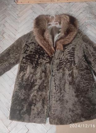 Полушубок цегейка 50- 52 размер недошит, б/в