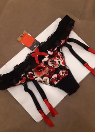 Стринги с подвязками