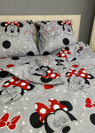 Дитячий комплект постільної білизни «мінні стайл» 150x220