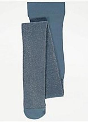 Колготы колготки капроновые с люрексом george 7-8 років