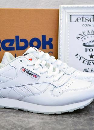 Кросівки жіночі reebok classic leather white