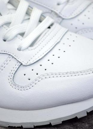 Кросівки жіночі reebok classic leather white3 фото