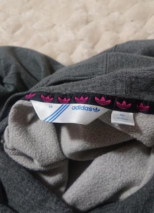 Худи платье с капюшоном на флисе adidas 6