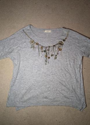 Женский свитер. франция. кашемир, шерсть м, l.