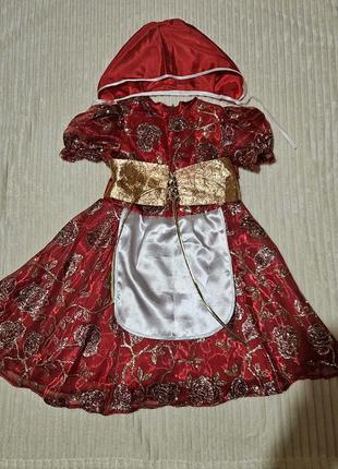 Сукня "червона шапочка "