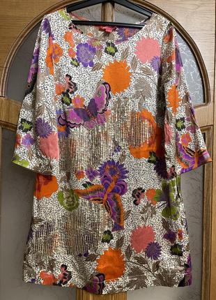 Праздничное платье с пайетками из 100% шелка