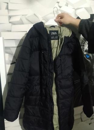 Удлиненная куртка zara