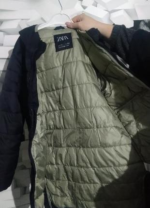 Удлиненная куртка zara 3