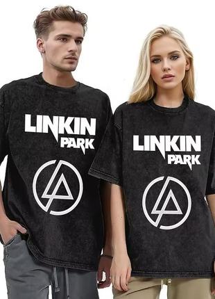 Linkin park футболка варенка рок-групи рок гурту лінкін парк линкин парк мерч оверсайз унісекс футболка вінтаж винтаж