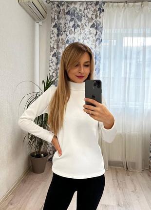Жіночий трикотажний гольф водолазка вафельний трикотаж