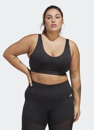 Спортивный топ бюстгальтер с чашечками adidas