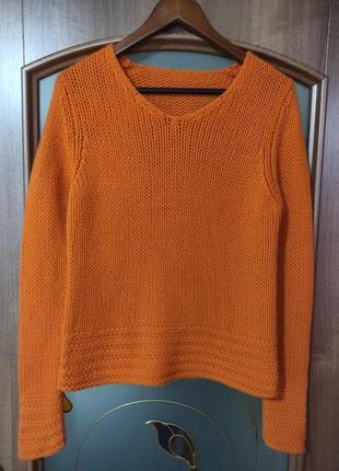 Шерстяной / ангорковый свитер / джемпер (шерсть, ангора)