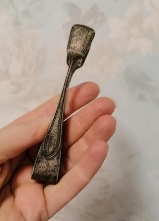 Щипцы для сахара серебрение 90  старинные винтаж
