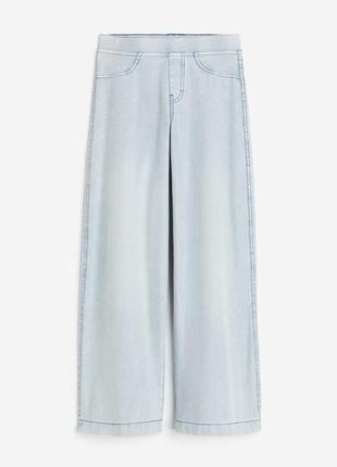 11-12/12-13 р h&amp;m новые фирменные широкие брюки свободного кроя девочке wide