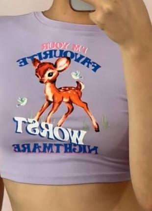Кроп топ y2k h&m