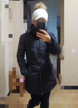Куртка черная пуховая