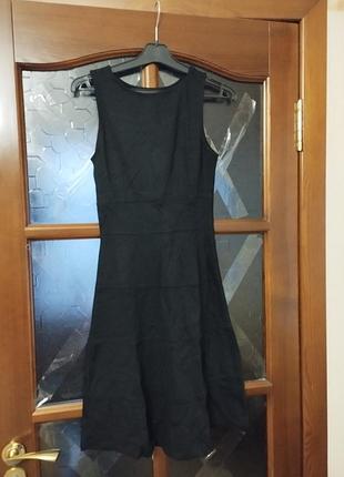 Коктейльное черное платье