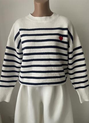 Светер в полоску